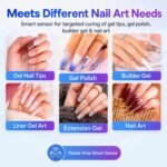 Beetles Mini UV Light for Gel Nails Flash Curing Innovative with Smart | Sensor for Easy and Fast Extension System, Portable Manicure UV LED Light for Gel Nail Polish DIY Nail Art - Image 7
