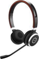 Jabra Evolve 65 SE Link380a MS Stereo- Bluetooth Headset with Noise-Cancelling Microphone, Long-Lasting Battery and Dual Connectivity - Works with All Other Platforms - Black - Image 2