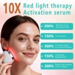 Red Light Therapy Activation Serum - Advanced Formula to Boost Collagen, Increase LED Light Therapy 10x Effects, Reduce Wrinkles&Soothe Sensitive Skin for Face&Neck with Copper Peptides,VE,1.01FLoz - Image 3