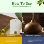 SVA Tea Tree Essential Oil, Glass Bottle with Dropper, 4 Fl Oz (118 ml) | Tea Tree Oil for Hair Care, Scalp Care, Face Care, Skin Care, Nail Care, Diffuser, Humidifier, Soap Making & DIY Blending - Image 7