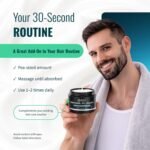 Minoxidil 5% Cream with Biotin, Caffeine & Hyaluronic Acid – Topical Cream Format for Hairline & Beard – Fragrance Free – 3.4 oz - Image 7