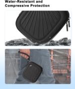 Carrying Case for Portable Handheld Inhaler Nebulizer Asthma Inhaler Black | Compact Medical Holder Travel Case for Portable Inhaler Nebulizer or Asthma Inhaler for Adults and Kids (Case Only) - Image 6