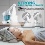 KINLITO Facial Steamer Ozone 360° Arm - Nano Ionic Warm Mist for Home Spa | Professional Spa Experience, 300ml Large Tank, Easy to Clean, 40 Min Steam Time, Use Sitting or Lying Down - Image 3