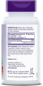 Natrol Biotin 10000mcg, 4X Faster Dissolve Supplement for Healthy Hair, Skin and Nails for Those Low in Biotin, Plus Energy Metabolism Support, 60 Tablets, Up to a 60 Day Supply - Image 9