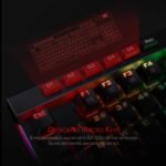 Redragon K580 Wired RGB Mechanical Gaming Keyboard, Macro Key & Media Wheel | 5 On-Board Keybinding Buttons for MMO MOBA Games, Dedicated Media Controls, Classic Tactile Blue Switch for Hype Typing Feel - Image 4