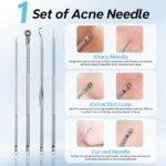Blackhead Remover 3+1 Suction Modes Facial Pore Vacuum Cleaner (White) | USB Rechargeable Black Head Remover for Face Portable Blackhead Extractor with 5 Suction Heads for Women & Men - Image 7