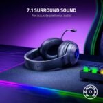 Razer Kraken V3 X Wired USB Gaming Headset, Lightweight, Black | TriForce 40mm Drivers, HyperClear Cardioid Mic, 7.1 Surround Sound, Chroma RGB Lighting - Image 7