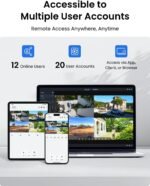 REOLINK 16CH 4K Security Dome Camera System with 4TB HDD RLK16-800D8 | 8pcs 8MP PoE Cameras, Smart Person/Vehicle Detection, 16CH NVR, H.265, 24/7 Recording, High Bitrate & Clear Stream - Image 6