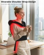 Red Light Therapy Mat for Body, 33"×17" Infrared Mat Wearable | 380 LEDs, Infrared Light Therapy for Back Shoulder Pain Relief, Portable for Home Office Travel, Gift for Men Women - Image 3