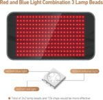 Comfytemp Red Blue Light Therapy Pad, Infrared Light Therapy for Body with App & Button Controller, 32W Light Wrap for Back Leg Waist Muscle Joint - Image 4