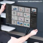 VIVO Premium Aluminum Full Motion Single Ultrawide Monitor Desk Mount Stand with Lift Engine Arm, Fits Screens up to 40 inches, STAND-V101BB - Image 9