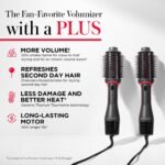 REVLON One-Step Volumizer Plus Hair Dryer and Styler | More Volume, Less Damage, and More Styling Control for Easy and Fast Salon-Style Blowouts, Plus Travel Friendly (Black) - Image 8