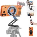 OMOTON TP06-E [3-Adjust] Sturdy Compact Magnetic Phone Tripod for iPhone 17 | Mini Phone Stand for MagSafe, Two 1/4" Screw& Arca, Fold Hook, Fits Vlog, Creators, Live, Women Men Gift, Travel Essentials - Image 2