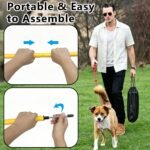6-Pack Dog Agility Weave Poles with Stakes for Backyard Dog Training - Image 4