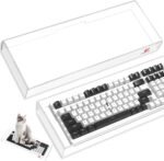 ZIYOU LANG KC04 Acrylic Transparent Keyboard Cover(17.4 * 6.5 * 1.89 Inch) | Dustproof,Waterproof,Anti-hit,Anti-cat,Clear Protective Case for Standard 98Key Mechanical Gaming Keyboard - Image 2