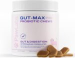 Gut Max Probiotic Chews - Natural, Vet Formulated Digestive & Immune Support - Relieves Diarrhea, Constipation - with Patented BC30™ Bacillus Coagulans - Duck Flavor - 90 Soft Chews - Image 2