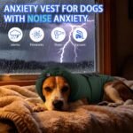 MIGOHI Calming Vest for Dogs | Soft Anxiety Vest for Dogs,Dog Calming Shirt for Storm,Separation,Fireworks, Anxiety Wraps for Dog to Stop Panting & Hiding During Vet Visit,Travel,Green,M - Image 7