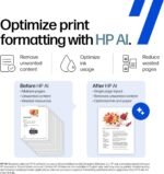 HP OfficeJet Pro 8139 Wireless All-in-One Color Inkjet Printer, Print, Scan, Copy, Fax, ADF, Duplex Printing Best-for-Home-Office, 1 Year Trial of Instant Ink Included, AI-Capable (C2VK3A) - Image 5