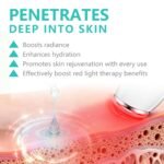 Red Light Therapy Activation Serum - Advanced Formula to Boost Collagen, Increase LED Light Therapy 10x Effects, Reduce Wrinkles&Soothe Sensitive Skin for Face&Neck with Copper Peptides,VE,1.01FLoz - Image 4
