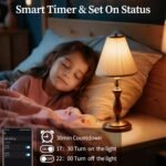 Meliya Smart Light Bulbs, Color Changing Smart Bulb Work with Alexa & Google Assistant, 2.4GHz WiFi Bluetooth LED Light Bulb, Dimmable & Timing,Music Sync,Voice Control,RGBWW A19, 9W 800 LM (2 Pack) - Image 6