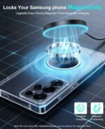 Wireless Charger 2Pack 6FT Samsung Magnetic MagSafe Fast Charging Pad | with USB-C/A Ports for Samsung Galaxy S25 Ultra/S24 FE/S23 Ultra/S22/S21/Z Google Pixel 9-7 | Strong Magnet Technology - Image 3