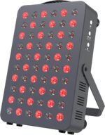Hooga HG300 Red Light Therapy Panel, 660nm Red & 850nm Near-Infrared Light, 60 LEDs, Built-in Timer, Adjustable Stand for Home Wellness - Image 2