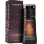 Polar Hair Dye Shampoo, Dark Brown Hair Dye Color Shampoo for Gray Coverage | Dark brown hair dye shampoo for gray hair coverage; semi-permanent color cleanser, quick application, easy rinse, 6.76 fl oz - Image 2