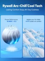 Dog Cooling Mat 2.0, Ocean Blue,44" x 32" Thick & Durable Cooling Mat for Extra Large Dogs, Long-Lasting Cool with Waterproof & Color-Changing Arc-Chill Tech (Q-Max>0.5) Washable& Non-Toxic - Image 4