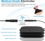 TENS EMS Unit Muscle Stimulator for Pain Relief Therapy - 4 in 1 TENS EMS Relax Custom Frequency+Pulse - Muscle Massager 36 Modes 20 Intensity, Memory & Favorites Function, 3.8" Color Display - Gray - Image 9