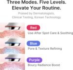 medicube Mini Booster Pro Plus | Facial Device for Radiant, Calming, and Bouncy-Looking Skin | Red, Blue, Purple 3-Mode | Portable Korean Skincare Device, At Home Care | Pink - Image 4