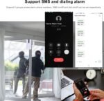 WiFi GSM Home Alarm Security System, 2.4in LCD Wireless DIY Smart Home Burglar Security Alarm System 10 Piece Kit, Compatible with Alexa Google Home Voice Control - Image 6