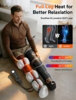 ALLJOY Leg Massager for Circulation and Pain Relief FSA, Gifts for Men Women Dad Mom, Leg Massager with Heat and Compression, 2 Heat 5 Modes 4 Intensities 4 Extenders - Image 4