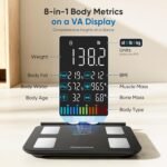Smart Scale for Body Weight, FSA&HSA Eligible 8-Electrode Body Composition Scale with BMI Body Fat Muscle Mass, Digital Bathroom Scale with 28 Metrics, Dual-Frequency BIA Analyzer with Smartphone App - Image 3