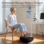 Foot Massager Upgraded FSA Eligible HSA, Birthday Gifts for Women | 5 Levels Compression & Vibration Massage for Plantar Fasciitis Relief, Heat & 3 Kneading, NTC Temperature Control - Image 5