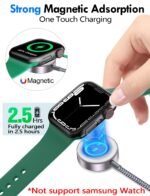 2Pack Travel Essentials for Apple Watch Charger,3-in-2 Multi Charging Cable | Cruise Vacation Camping Essentials for iPhone Charger,Type C/Lightning for iWatch,iPhone 17-12,Xbox Series X&S-4FT Gray - Image 8