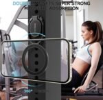 Doflyesky Magnetic Phone Ring Holder with Magsafe, Double Adjustable Gym Finger Ring Grip, Removable Phone Grip, for iPhone, iPad and Smartphones, Compatible with Magnetic Car Mount (Colorful) - Image 4