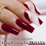 Double Rhythm 15ML Gel Nail Polish Pure Sheer Same Color Same Bottle Soak Off Gel Polish Art Manicure Salon DIY at Home for Women (Burgundy-A1129) - Image 9