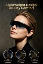 Bluetooth Audio Sunglasses: Polarized UV400 Open Ear Glasses | Polarized UV400 lenses with open-ear audio, Bluetooth connectivity and clear sound for outdoor activities - Image 7