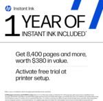 HP OfficeJet Pro 8139 Wireless All-in-One Color Inkjet Printer, Print, Scan, Copy, Fax, ADF, Duplex Printing Best-for-Home-Office, 1 Year Trial of Instant Ink Included, AI-Capable (C2VK3A) - Image 4