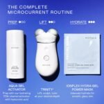 NUFACE Trinity+ Skin Tightening & Face Lift Device - Microcurrent Facial Sculpting Tool to Contour Cheeks, Jawline & Neck, 3 Frequencies, Supports Lymphatic Drainage + Activator Gel, White - Image 8