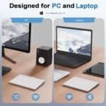 Wireless Bluetooth Trackpad for Windows 10/11, Supports 3 Connection Modes, High-Precision Multi-Gesture Touchpad, Compatible with PC Laptop Computer - Image 3