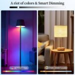 Meliya Smart Light Bulbs, Color Changing Smart Bulb Work with Alexa & Google Assistant, 2.4GHz WiFi Bluetooth LED Light Bulb, Dimmable & Timing,Music Sync,Voice Control,RGBWW A19, 9W 800 LM (2 Pack) - Image 4