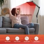 Red Light Therapy for Body and Face, 660nm 850nm 940nm Infrared Redlight | Redlight-Therapy Lamp Device with Large Panel and Stable Stand at Home, Idea Gift for Women Wife Mom Sister Girlfriend (L) - Image 9