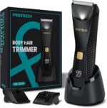 PRITECH Manscape Body Hair Trimmer - Waterproof Pubic Hair Ball Trimmer, Ceramic Blade Shavers Electric Razors for Men with USB-C Charging, Wet/Dry Use, Nick-Free Mens Grooming Kits, Gifts for Men - Image 2