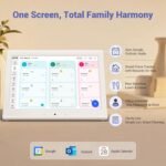 2026 New Upgraded Smart Digital Calendar, Family Planner No Subscription | Wall Planner WiFi Sync Color-Coded Family Schedule, Chore Chart & Meal Plan, HD Interactive Touchscreen Smart Calendar - Image 3