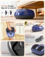 Foot Massager with Heat,Shiatsu Deep Kneading Massager for Plantar Fasciitis, Foot Massage Machine with Multi Massage Modes & Remote Control for Pain Relief (Purple) - Image 6