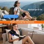 Red Light Therapy Pad for Body, 90 LEDs with Wearable Infrared & Blue Light | 13"x7.3" Pad with 460nm Blue, 660nm Red & 850nm NIR Light, 27 Customizable Options for Personalized Use - Image 5
