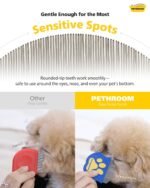 Professional Eye Comb for Pets, Stainless Steel Tear Stain Remover | Gentle Round-Head Grooming Tool for Cats & Dogs, Compact & Portable for Eye Gunk Removal - Image 5