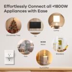 Linkind Matter Smart Plug, Work with Apple Home, Alexa, Siri, Google Home | Smart Outlet Timer & Schedule, Smart Home, 15A/1800W, APP Remote Control, ETL Certified, 2.4G Wi-Fi Only, 6 Pack - Image 8