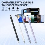 Stylus (10Pcs), Stylus Pen for Touchscreen, High Precision and Sensitivity Stylus Pen for iPad/iPhone/Samsung/Android Smartphone and Tablets, Compatible with All Capacitive Touch Screen (Black/White) - Image 8